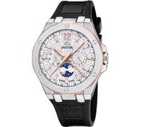 JAGUAR Uhr Für Herren J1040/1 Diplomatic Multi Edelstahl Case SchwarzLeder Band