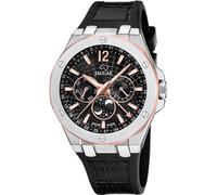 JAGUAR Uhr Für Herren J1040/4 Diplomatic Multi Edelstahl Case SchwarzLeder Band