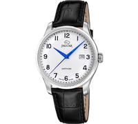 JAGUAR Uhr Für Herren J1042/1 Acamar Silber Edelstahl Case SchwarzLeder Band