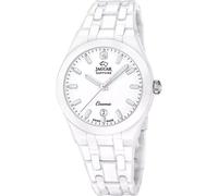 JAGUAR Swiss Made Damenuhr Analog aus Keramik Weiß