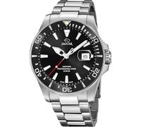 Jaguar J860/d, Executive Kollektion Modell Uhr Gehäuse 43 5 mm Schwarz Mit Stahlband Paar Unisex Erwachsene, Einzigartig, Mm Schwarz Mit Stahlband Für Ritter Packung 100
