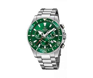 JAGUAR J861/4 Executive Collection 43,5 mm grüne Uhr mit Stahlarmband für Herren