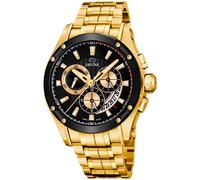 JAGUAR Swiss Made Herrenuhr Edelstahl 316L Gold - Chronograph Quarz, Datum, Saphirglas - Wasserdicht 10 ATM - J1036/1 Special Edition