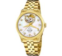 JAGUAR Swiss Made Automatik-Damenuhr aus Edelstahl 316L Goldfarben - Damenuhren - Hochresistentes Saphirglas - Wasserdicht 5 ATM J996/1 mit zusätzlichem Armband als Geschenk