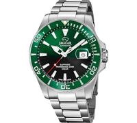 JAGUAR Swiss Made Automatik Herrenuhr Edelstahl 316L Silber - Datum, Saphirglas, Wasserdicht 20 ATM - J886/6 Diver