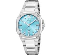 JAGUAR Swiss Made Damenuhr Analog aus Edelstahl 316L | Quarzuhr, Kalender, Widerstandsfähiges Saphirglas, Wasserdicht 10 ATM, J1027/2, Swiss Made Rondcarre