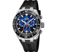 JAGUAR Swiss Made Herrenuhr Analog aus Kautschuk | Quarzwerk, Chronograph, Kalender, Widerstandsfähiges Saphirglas, Wasserdicht 10 ATM J1021/6 Ceramic