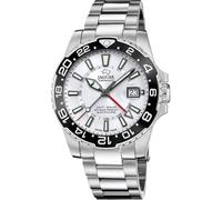 JAGUAR Herrenuhr J1011/1 Keramik, Gehäuse aus Edelstahl 316L, silberfarben, Armband aus Edelstahl 316L, silberfarben