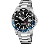 JAGUAR Herrenuhr J1011/4 Keramik, Gehäuse aus Edelstahl 316L, silberfarben, Armband aus Edelstahl 316L, silberfarben