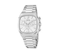 JAGUAR Swiss Made Herrenuhr Edelstahl 316L Silber - Chronograph Quarz, Datum, Saphirglas - Wasserdicht 5 ATM - J1048/1 Rondcarre