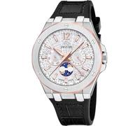 JAGUAR Uhr Für Herren J1040/1 Diplomatic Multi Edelstahl Case SchwarzLeder Band