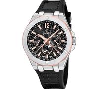 Jaguar Herrenuhr J1040/4 Diplomatic – Swiss Made, Mondphase, Quarz, Saphirglas, 10ATM, schwarzes Leder