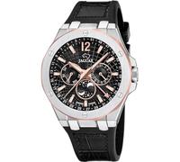 JAGUAR Uhr Für Herren J1040/4 Diplomatic Multi Edelstahl Case SchwarzLeder Band
