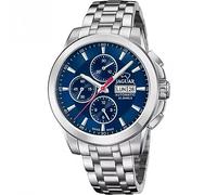 JAGUAR Swiss Made Uhr Automatik Herren aus Edelstahl 316L | Analog, Kalender, Widerstandsfähiges Saphirglas, Wasserdicht 10 ATM J978/6, Blaues Zifferblatt, Hypoallergen