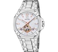 JAGUAR Swiss Made Uhr Automatik Herren aus Edelstahl 316l Silberfarben
