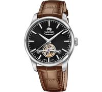 JAGUAR Swiss Made Uhr Automatik Herren aus Leder Braun