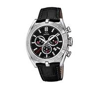 JAGUAR - Unisex Erwachsener Uhrenmodell J857 / 4 aus der Executive-Kollektion, 45,8 mm schwarzes Gehäuse mit schwarzem Lederarmband für Herren - J857/4