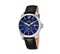 Jaguar Watches Herren-Armbanduhr XL Analog Quarz Leder J663/2 | Quarzuhr, Kalender, Widerstandsfähiges Saphirglas, Wasserdicht 10 ATM, J663/2, Acamar, Blaues Zifferblatt