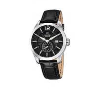 Jaguar Watches Herren-Armbanduhr XL Analog Quarz Leder J663/4 | Quarzuhr, Kalender, Widerstandsfähiges Saphirglas, Wasserdicht 10 ATM, J663/4, Acamar, Schwarzes Zifferblatt