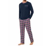 Jahetuul Schlafanzug Herren lang Karomuster Schlafhose Pyjama Männer Schlafanzüge für Herren Nachtwäsche Pyjamahose Homewear Man Pijamas kariert