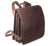 Jahn-Tasche - Sehr Großer Lederrucksack/Lehrer-Rucksack Größe XL aus Büffel-Leder, Braun, Modell 670-n