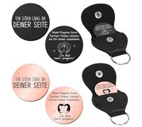 Jahrestag Geschenk für Ihn Sie Pinguin Liebesmünzen Karte Geschenk für Paare Ich Liebe Dich Geschenke für Frauen Valentinstag Glücksbringer Frauen Liebesgeschenke für Freundin Schwarz Roségold