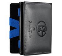 Jaimie Jacobs FC Schalke 04 X Flap Boy Magic Wallet Geldbeutel aus Leder S04 Fanartikel (Mit Münzfach)