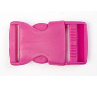 Jajasio 2 Stk. Gurtband-Steckschließer für Gurtband Klickverschluss in 17 Farben Steckschnalle pink 20mm