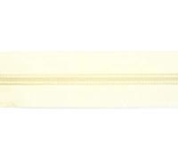 Jajasio Endlosreißverschluss mit Zipper 3mm (Nonlock), 50 Meter, Reißverschluss endlos Auswahl aus 40 Farben/Farbe: 52 - Creme