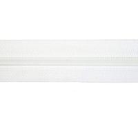 Jajasio Endlosreißverschluss mit Zipper 3mm (Nonlock), 50 Meter, Reißverschluss endlos Auswahl aus 40 Farben/Farbe: 51 - Weiss