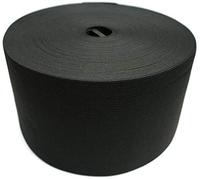 Jajasio Gummiband schwarz 100mm 1 Meter, Elastisches Band für Nähen