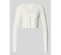 Jake*s Cocktail Bolero mit gerippten Abschlüssen in Ecru, Größe 40