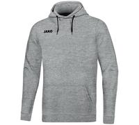 JAKO Base Hoodie hellgrau meliert 140