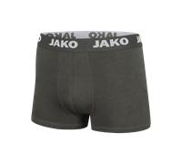 Jako Boxershort Basic 2er Pack anthrazit L