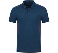 JAKO Challenge Poloshirt Damen marine meliert/maroon 38