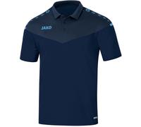 JAKO Champ 2.0 kurzarm Poloshirt Damen marine/darkblue/skyblue 42