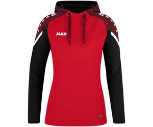 Jako Damen Kapuzensweat Performance 6722-101 42 Rot/Schwarz