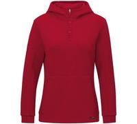JAKO Damen Kapuzensweat Zip Hoodie Pro Casual (6745D) 38 Rot