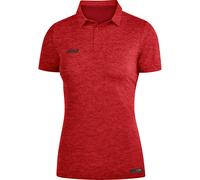 JAKO Premium Poloshirt rot meliert 36 (Damen)