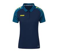JAKO Damen Poloshirt Performance, Marine/Jako-Blau, 38