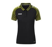 JAKO Performance Poloshirt Damen schwarz/soft yellow 36