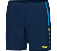JAKO Damen Shorts Und Röcke Short Champ, Marine/blau/Neongelb, 38-40, 6217