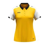 JAKO Dynamic Poloshirt Damen 305 - gelb/weiß/schwarz XL