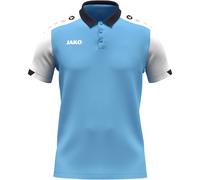 JAKO Dynamic Poloshirt Damen 431 - skyblue/weiß/marine S