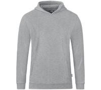 JAKO Freizeit Kapuzenpullover Hoodie Organic (Bio-Baumwolle) hellgrau meliert Jungen, Größe 164