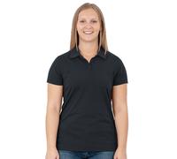 JAKO Freizeit-Polo Doubletex (Polyester/Baumwolle) anthrazitgrau Damen, Größe 36