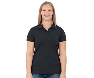 JAKO Freizeit-Polo Doubletex (Polyester/Baumwolle) anthrazitgrau Damen, Größe 36