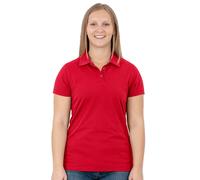 JAKO Freizeit-Polo Doubletex (Polyester/Baumwolle) rot Damen, Größe 40