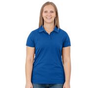 JAKO Freizeit-Polo Doubletex (Polyester/Baumwolle) royalblau Damen, Größe 48