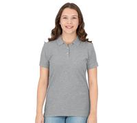 JAKO Freizeit-Polo Organic Pique (Bio-Baumwolle, 200g/m2) hellgrau Damen, Größe 38